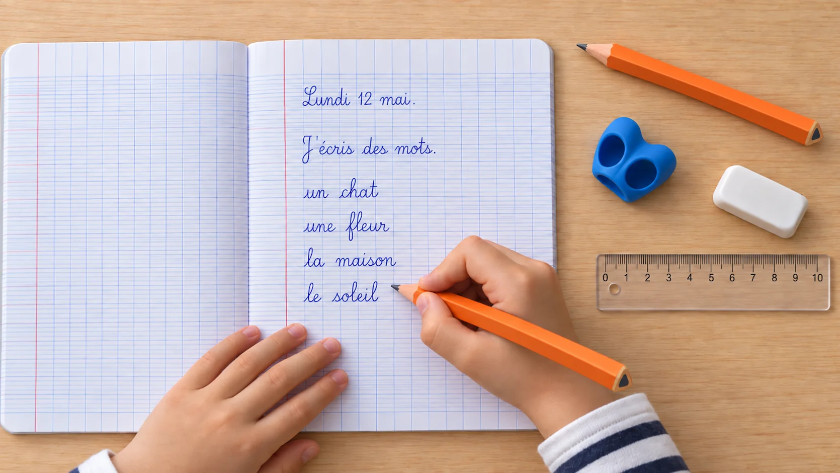 Bien tenir son crayon : Exercices et outils ergonomiques pour corriger la posture d'écriture