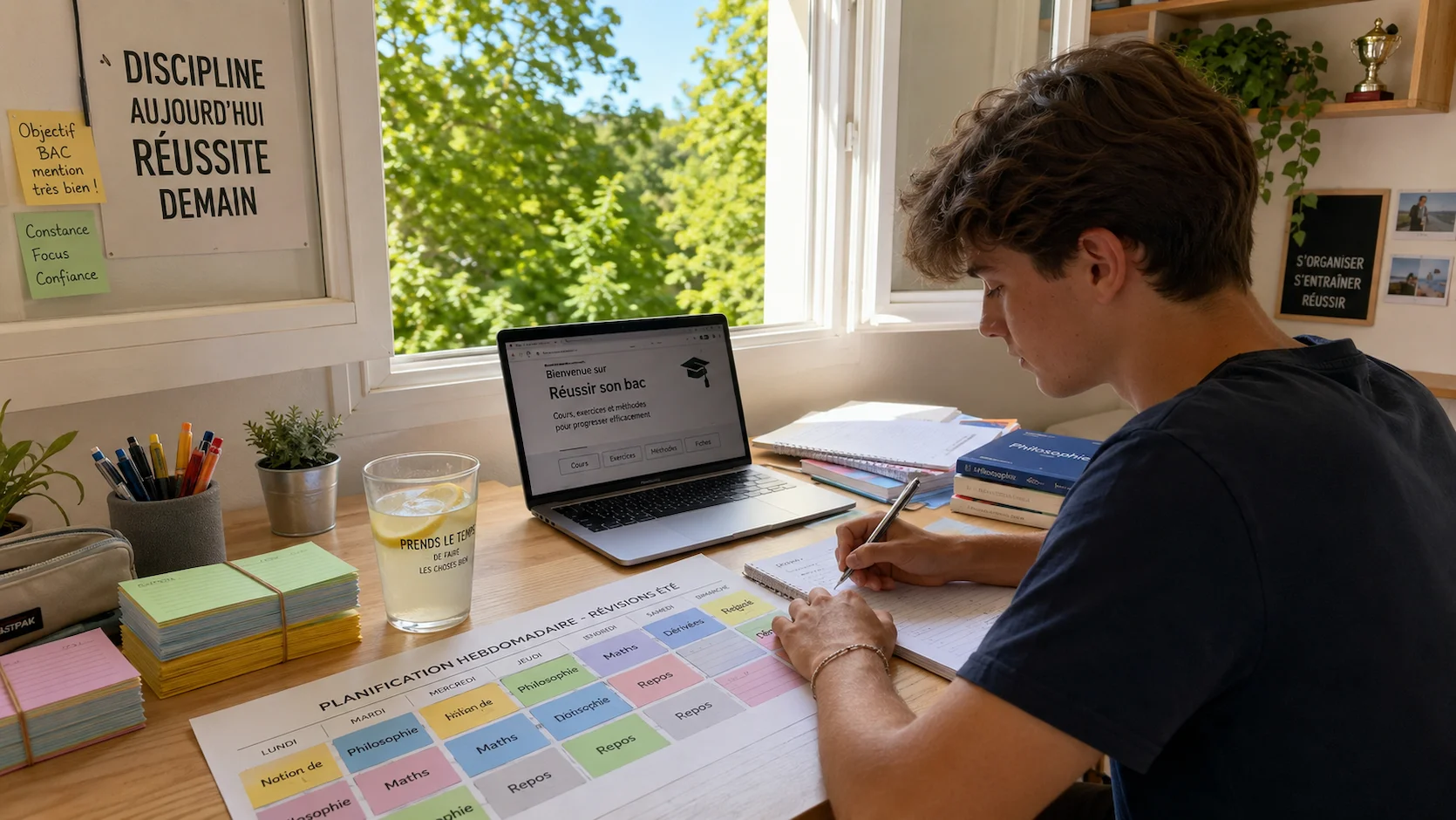 La checklist pour préparer les vacances d'été d'un lycéen avant les épreuves du bac