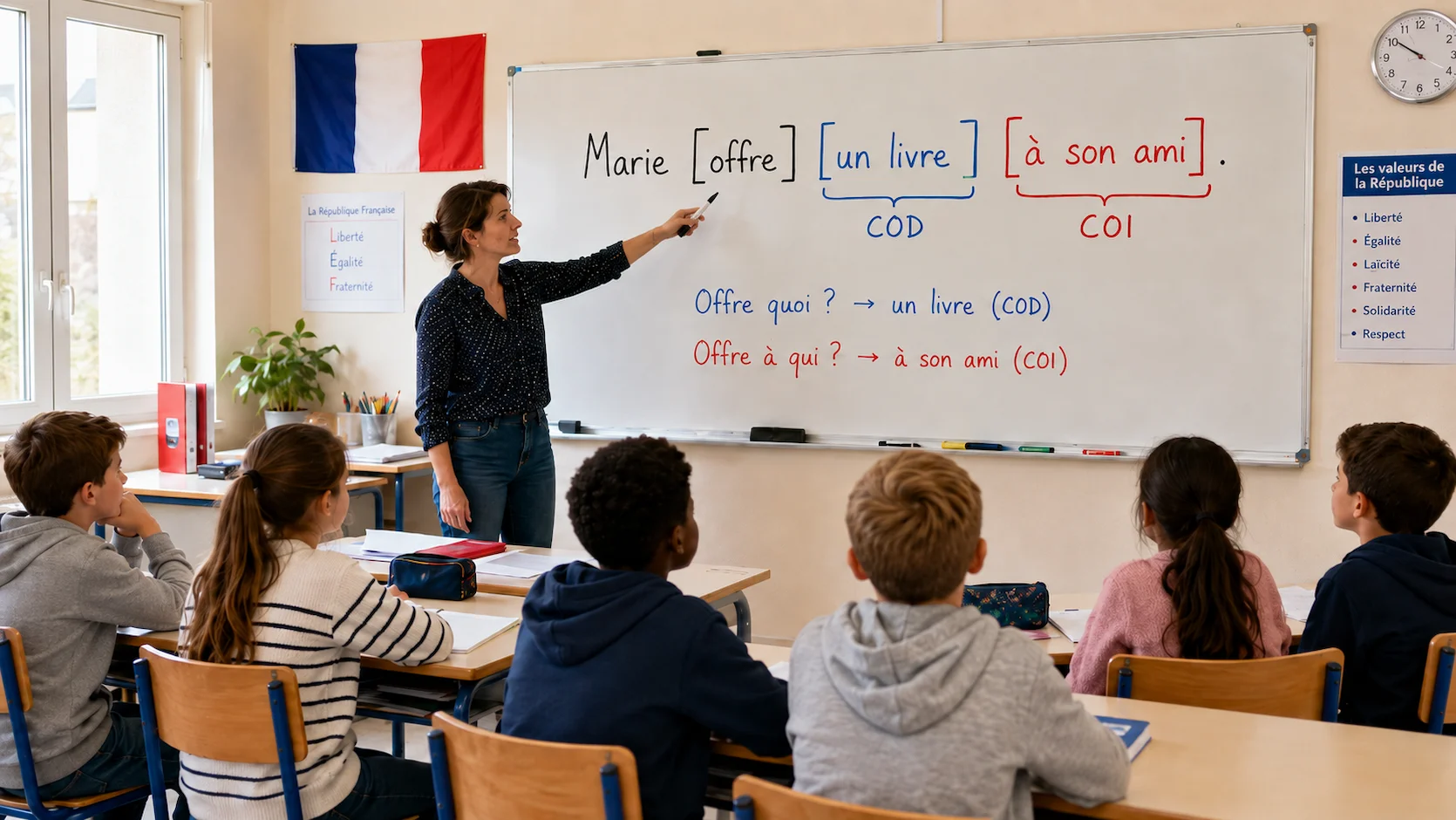 COD et COI : Comment identifier les compléments d'objet dans la phrase (CM1-CM2)