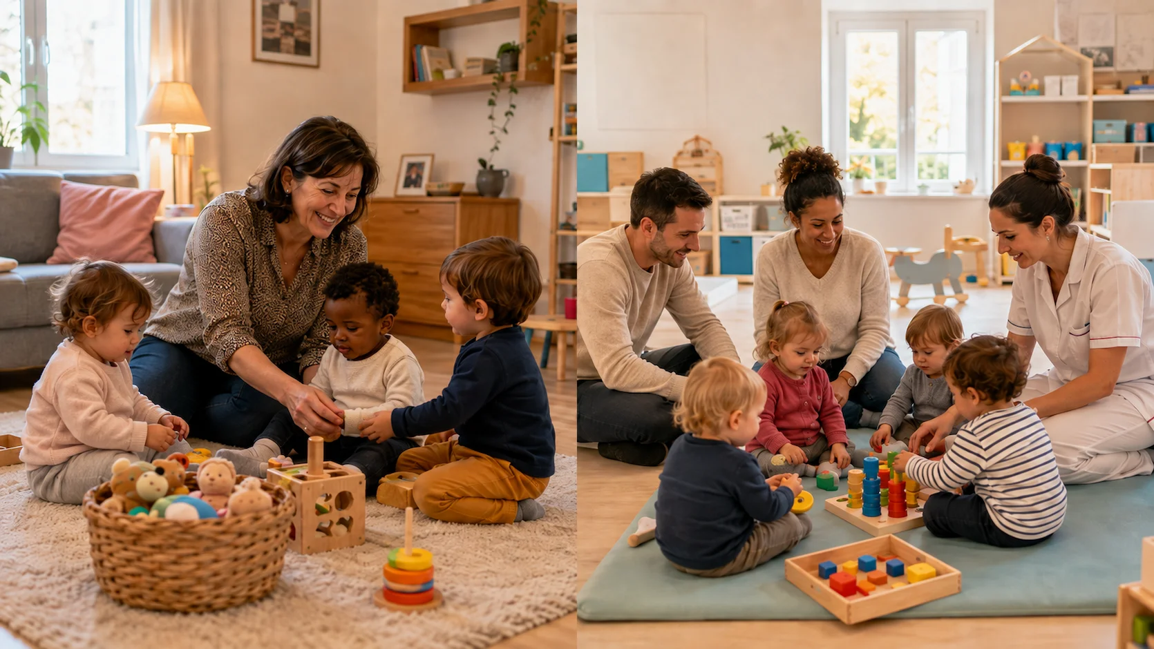 Crèche familiale et crèche parentale : Fonctionnement, avantages et limites