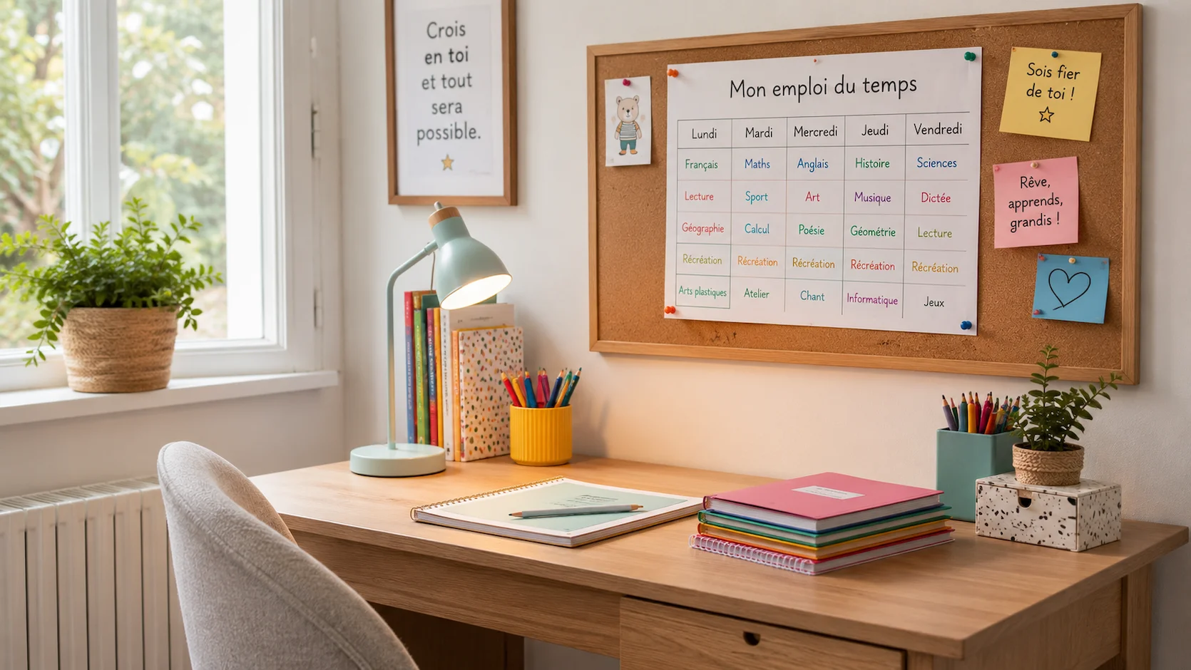 Comment créer un espace de travail idéal pour votre enfant à la maison