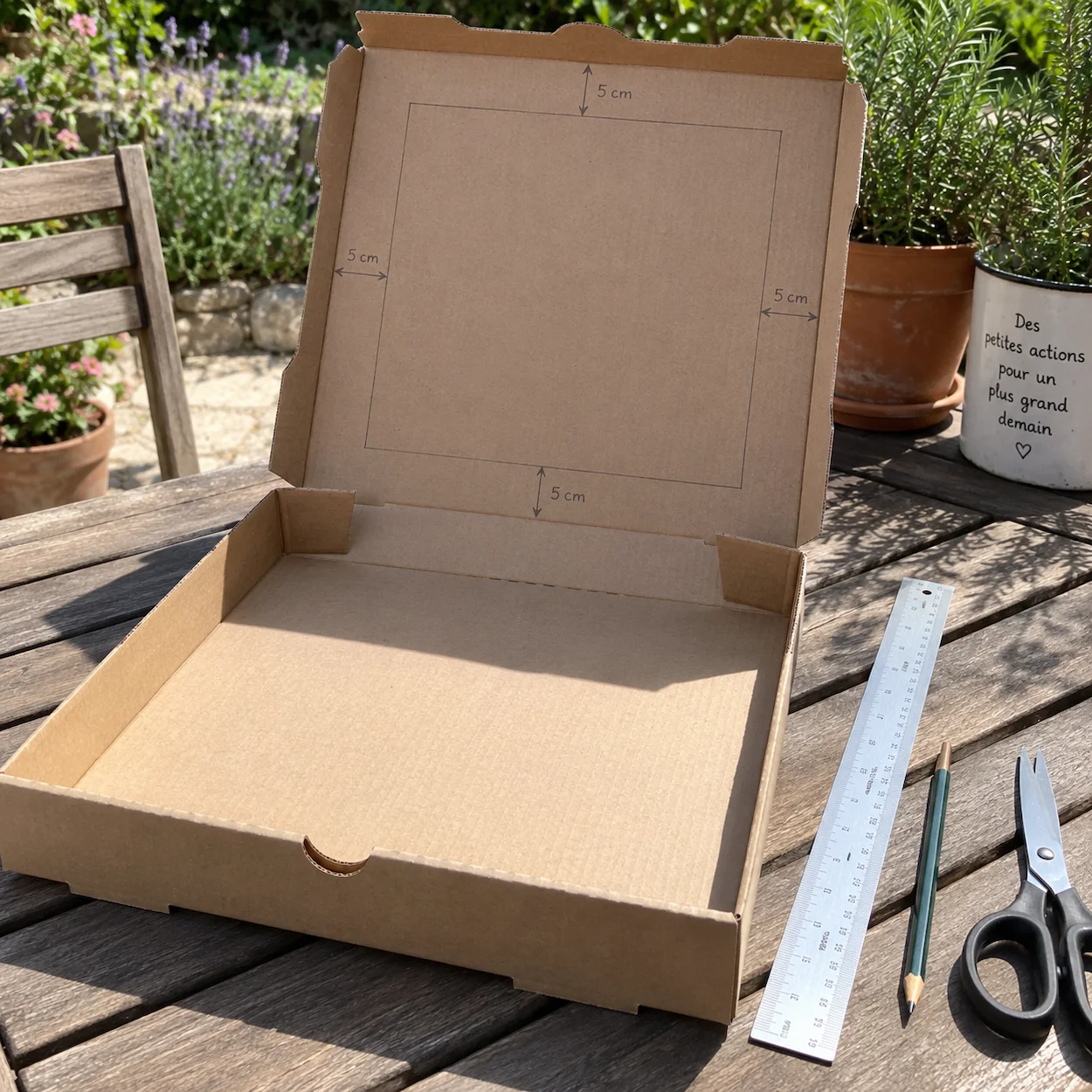 Fabriquer un four solaire en carton : Expérience de concentration thermique