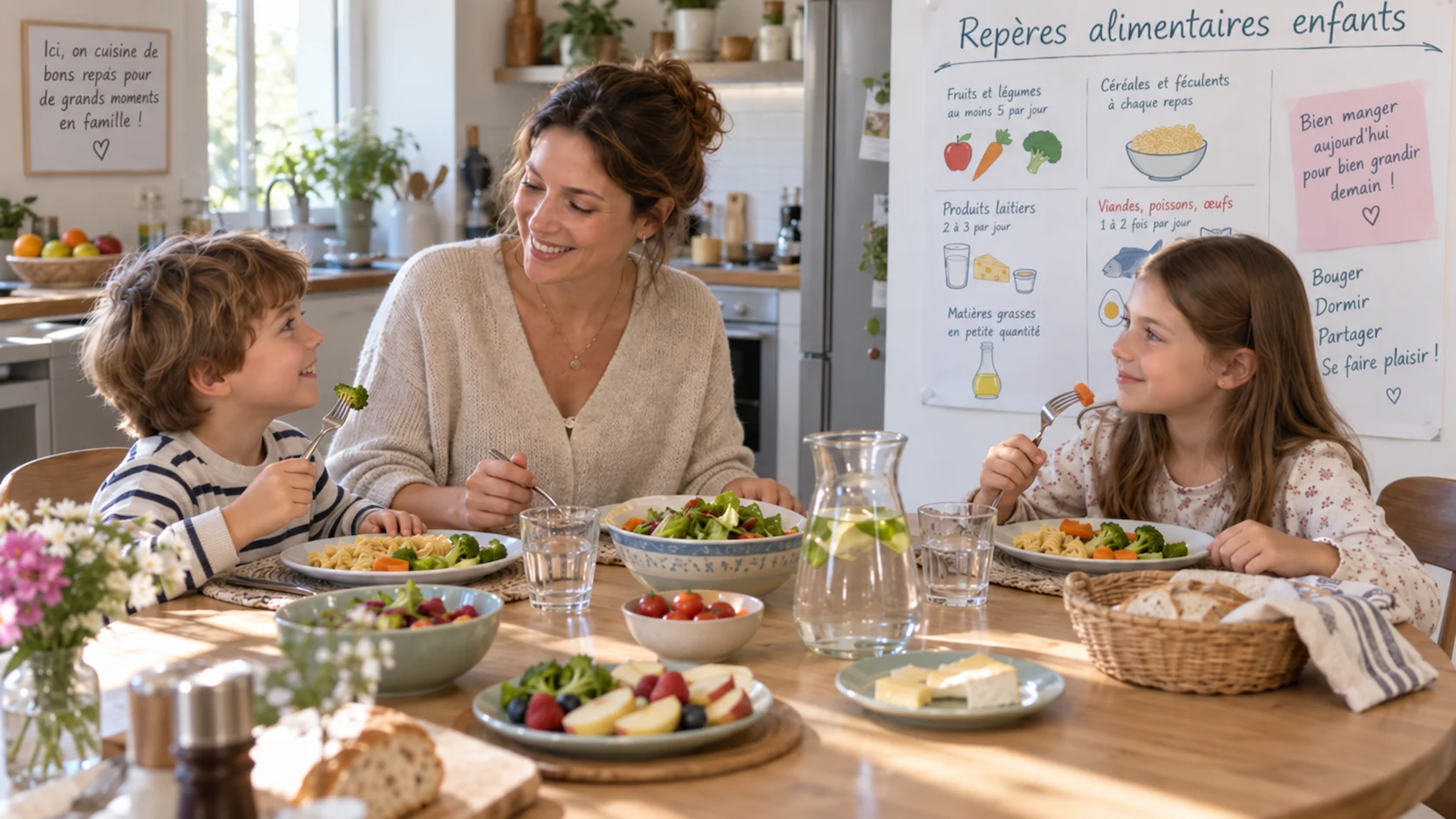 Le guide des portions alimentaires de 4 à 11 ans : Repères simples selon l'âge