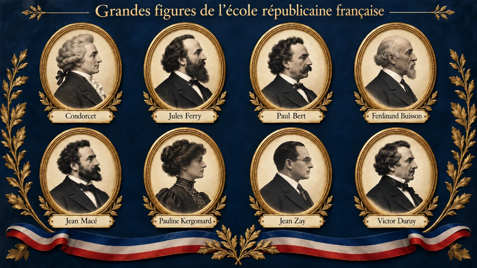 Histoire de l'ecole en France : Les grandes figures qui ont transforme l'education