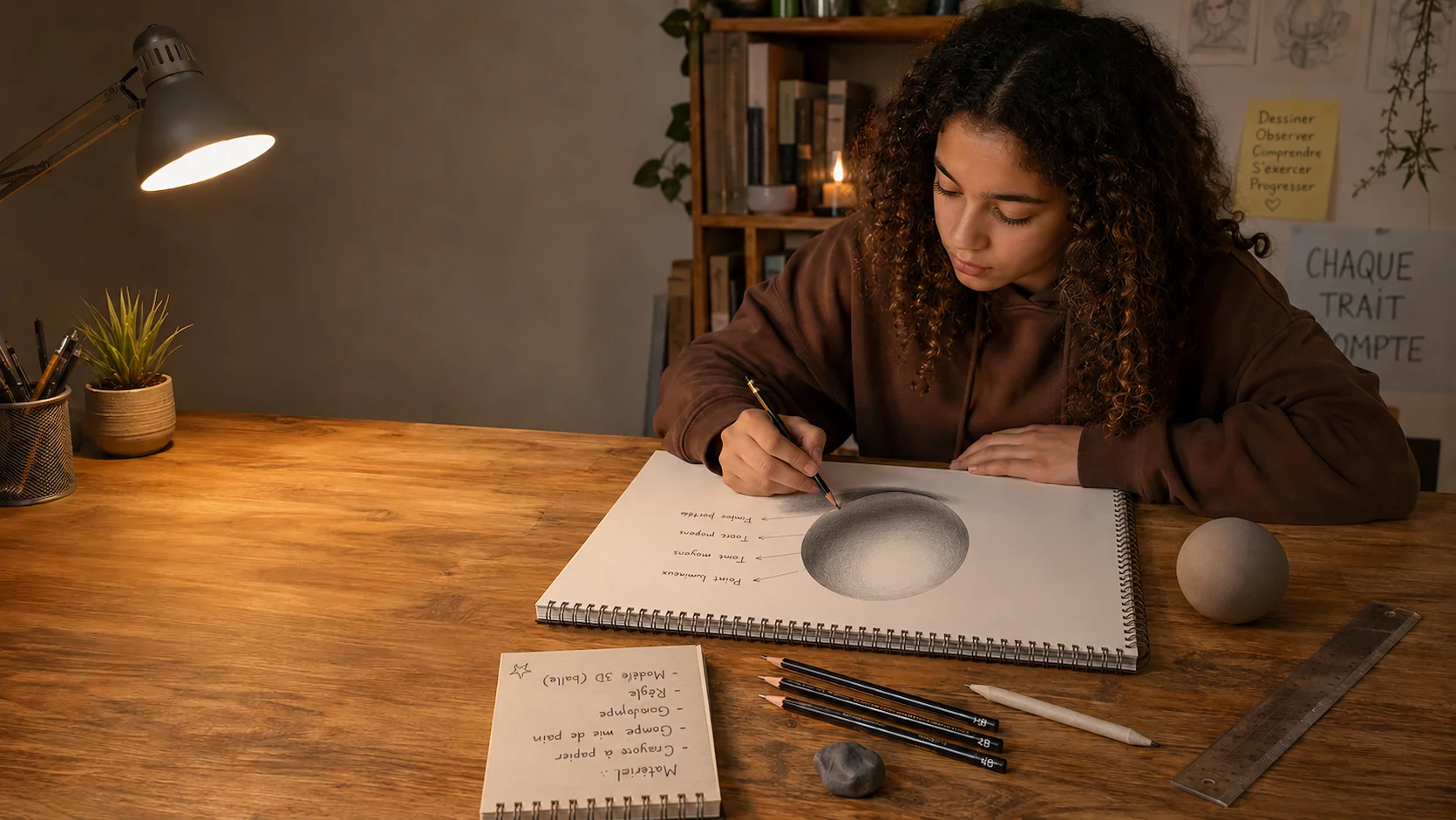 Initiation au dessin en 3D : Ombres, lumières et illusions d'optique simples sur papier
