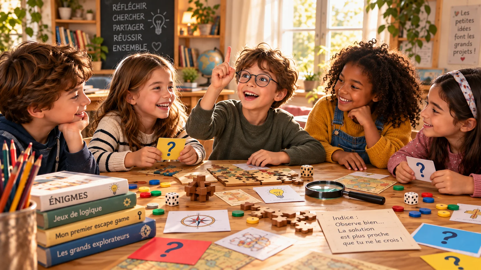 Énigmes et jeux de logique : Comment développer l'esprit de déduction des jeunes enfants