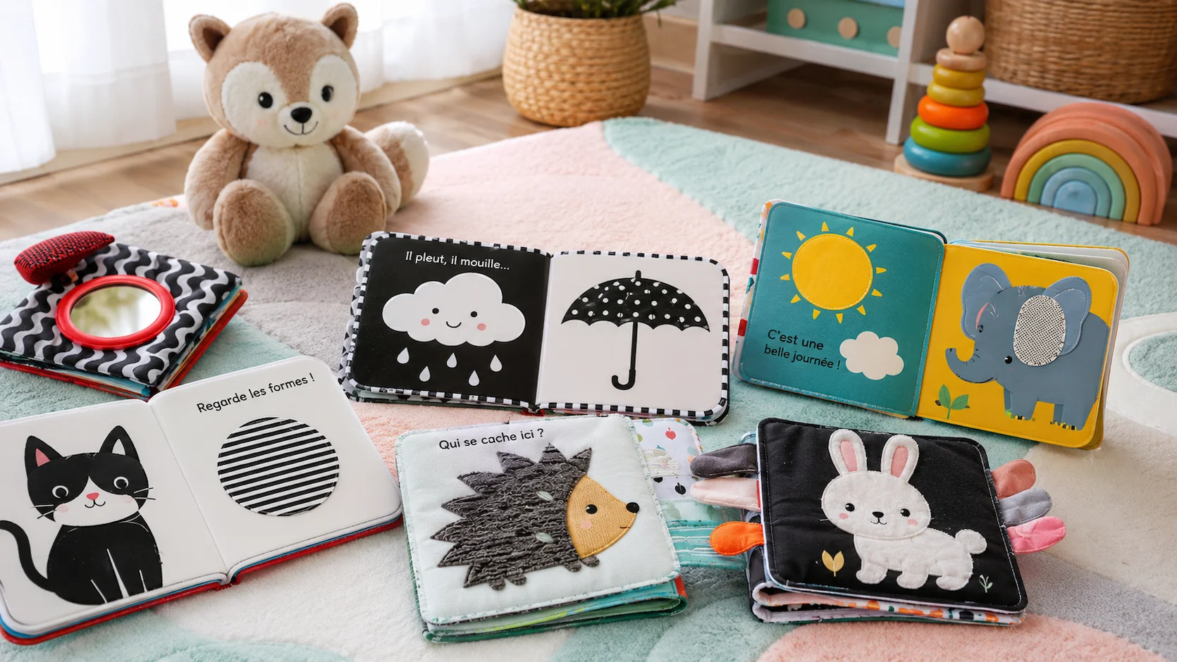 Livres tactiles et sensoriels : Comment choisir le premier livre de bébé