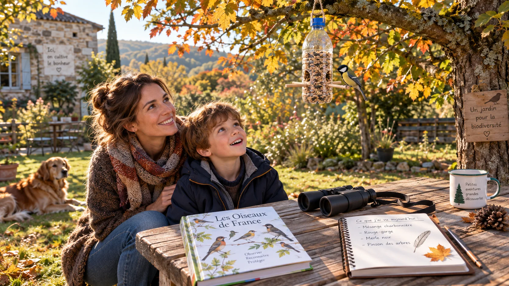 Observer les oiseaux du jardin : Fabriquer une mangeoire et apprendre à les reconnaître