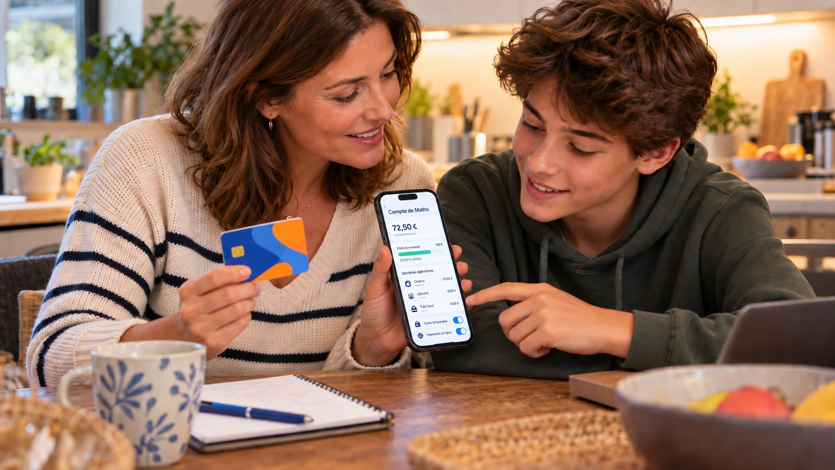 Premiere carte bancaire pour un adolescent : Ce que les parents doivent verifier