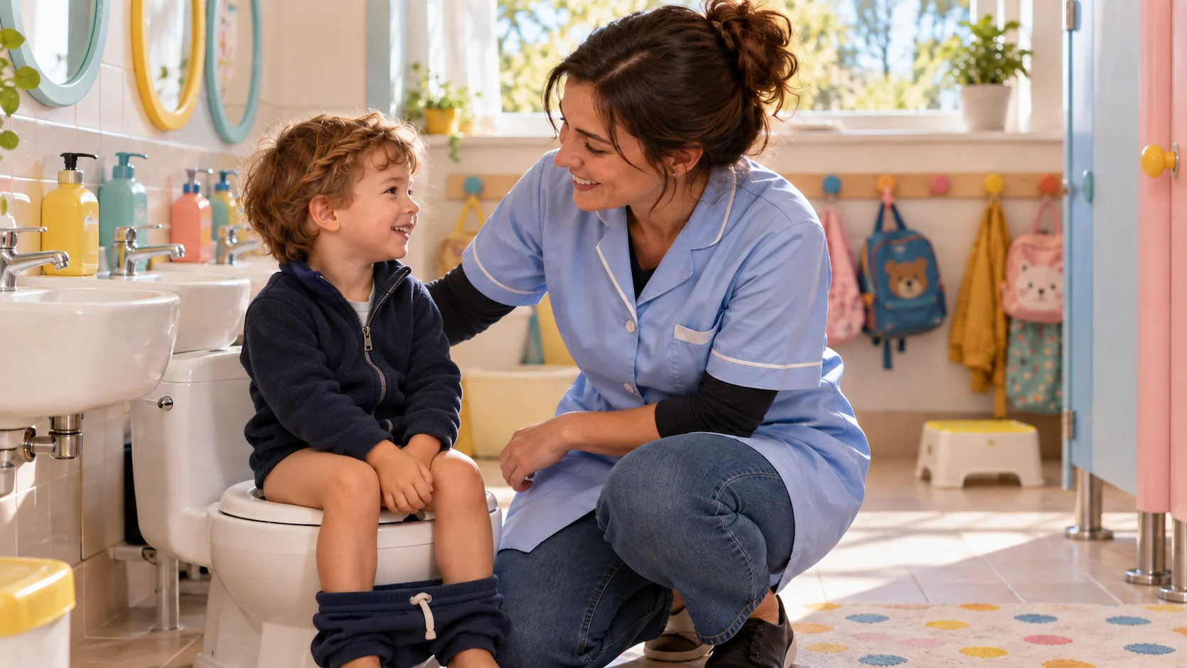 Proprete avant l'ecole maternelle : Faut-il que l'enfant soit propre pour la rentree ?