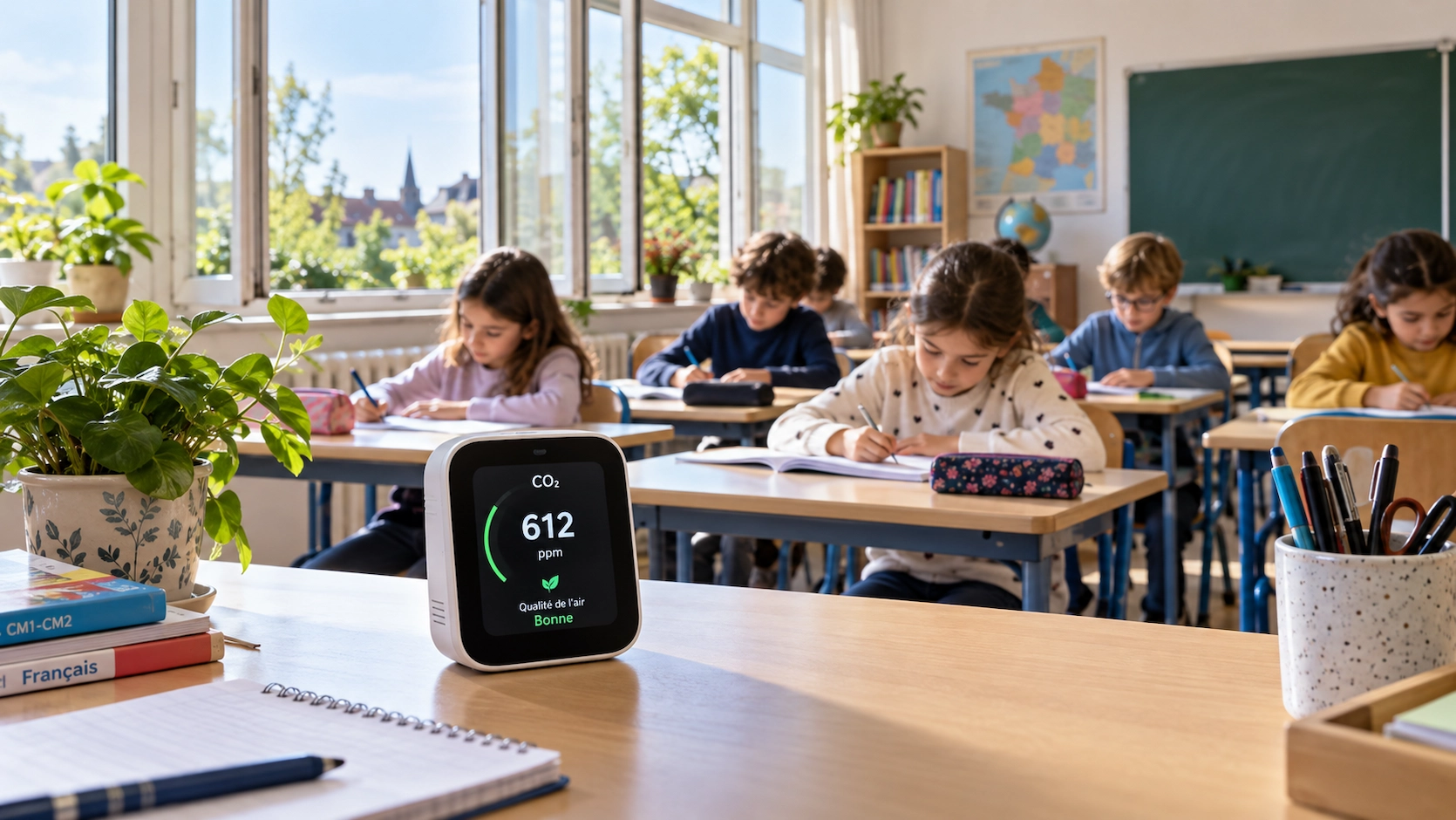 Qualité de l'air dans les salles de classe : Comment est-elle surveillée dans les écoles ?