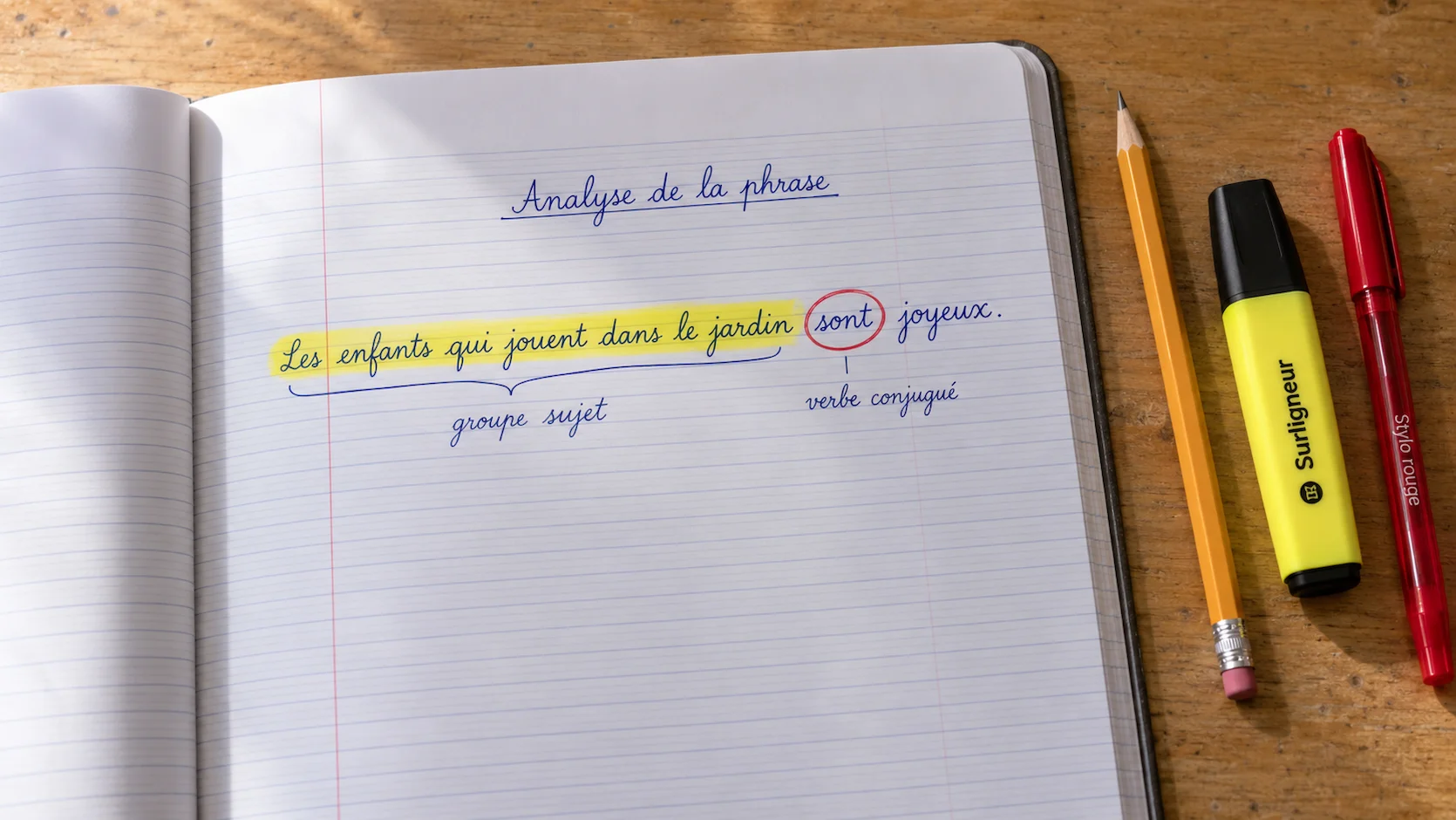 Trouver le Sujet et le Verbe dans une phrase complexe : Guide d'analyse pour le CE2-CM1